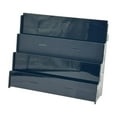 thumbnail image 2 of HILABEE Sports Card Shelf Holder Shop Dorm Retail Table 3 Tier Acrylic Display Stand Black, 2 of 9