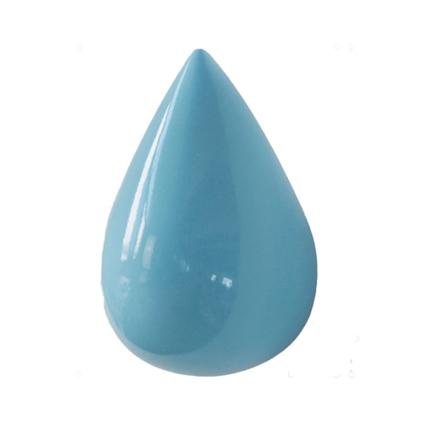 Naiovety Gancho montado en la pared Gota de agua Oficina Dormitorio Cocina Dormitorio Sala de estar Baño Ropa Abrigo Sombrero Bolso Colgador Decoración Decoración del hogar Azul S Naiovety HA079554-10