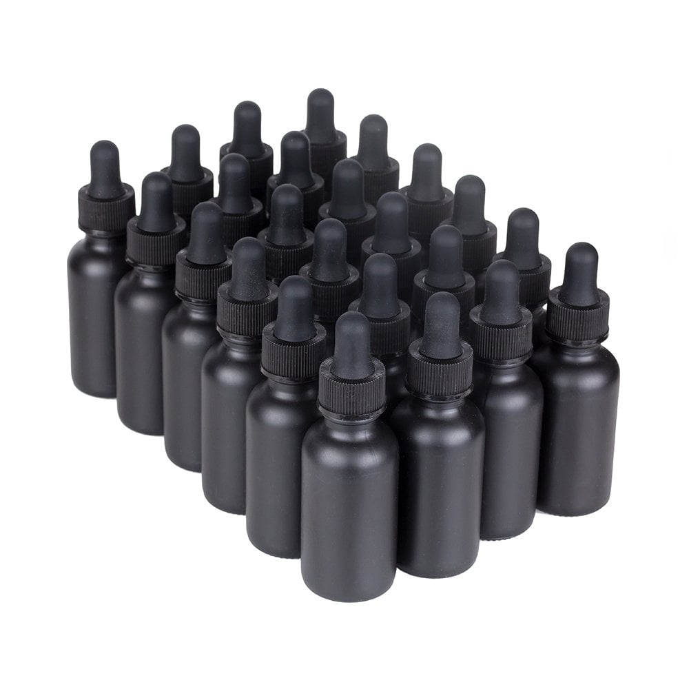 7 COLORS AVAILABLE The Bottle Depot Bulk 24 Pack 2 oz Black Glass