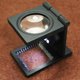 thumbnail image 3 of Speravity Lupa plegable de 10x, lupa de escritorio, lupa de joyería, herramienta de lente óptica con luz LED lupas Speravity TO1153-00, 3 of 6