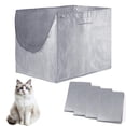 thumbnail image 1 of 4 Pack Refill Liners Compatible with Modkat Flip Litter Box Liners Type F, Reusable litter Liners for Type F with Carrying Handles, Waterproof and Durable Cat box Liners, 1 of 7
