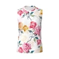 thumbnail image 6 of Picia Colorful Flowers mens Cotton Tank Undershirts , Moisture-wicking Ribbed Tanks, Lightweight Cotton Tank Undershirts-X-Large, 6 of 8