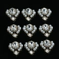 thumbnail image 4 of 3x10 Piezas, Botones De Reverso Plano De Perlas De Cristal Vintage, Accesorios Para Hacer Joyas Sunnimix Hallazgos de joyería con reverso plano, 4 of 8
