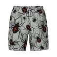 thumbnail image 4 of Lsque Mens Swim Trunks Spiders Pattern - Bathing Suit Compression Liner - Beach Swim Shorts Swimwear - (S-3XL) - Stretch Quick Dry -X-Large, 4 of 9