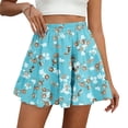thumbnail image 1 of Floral Skirts for Women Short Boho High Waisted Flowy Mini Skirts Casual Summer Ruffle Skirt, 2XL, 1 of 7