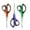 Purple, Green, Black, variant on LIVINGO Scissors All Purpose, 8.5” 3 Pack Sharp Shears for Office Home Cutting Red Gray Blue