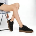 thumbnail image 5 of Ecetana Walking Shoes for Women Casual Shoes with Lace-Up Suede Low-Top Sneakers, 5 of 5