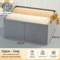 thumbnail image 2 of Large Storage Baskets, Foldable Closet Storage Box , Clothes Storage Basket Storage Box Miscellaneous Clothes Pants Storage Artifact, 2 of 3