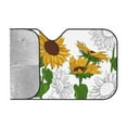 thumbnail image 2 of Kdxio Plump Sunflower And Sketch Print Windshield Sun Shade, Foldable Sun Blocker for Car,Truck,SUV Automotive Interior Sun Protection,Reflective Shade for Front Windshield(Small), 2 of 7