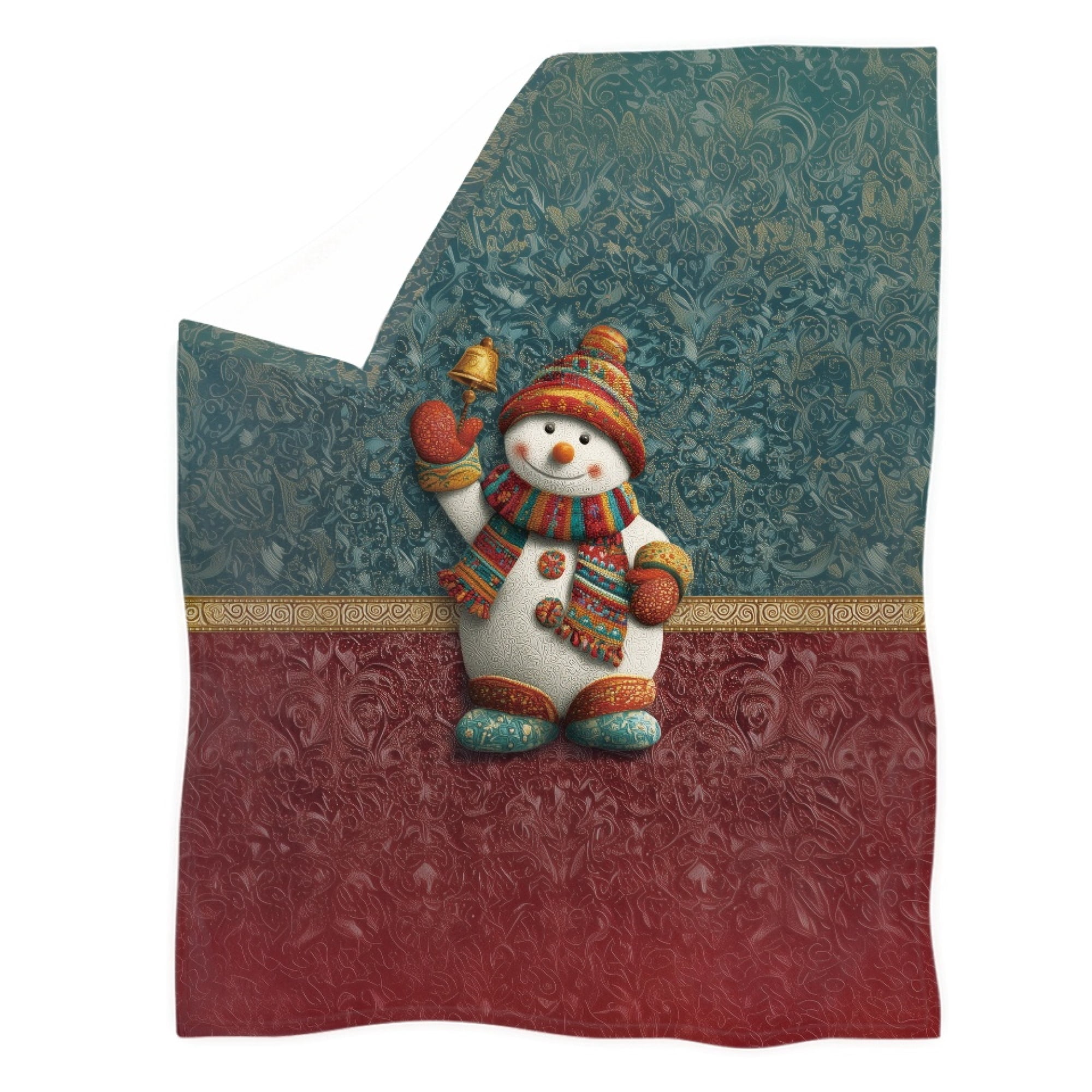 XYZCANDO Christmas Snowman Coral Fleece Throw Blanket Anti-Pilling Coral Fleece Blanket Comfort Soft High Quality Coral Fleece Sofa Throw Blanket for Travel