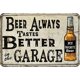 thumbnail image 1 of Placa Metal Vintage Pintura Hierro Rectangular Arte Pared Del 30x20cm, 1 of 9