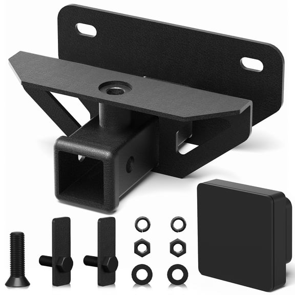 POFENZE For Ram Tow Hitch Trailer Compatible with 2003-2018 Dodge Ram 1500 & 2003-2013 Ram 1500 Classic & 2019-2024 Ram 2500/3500 2 Inch Hitch Receiver with Cover