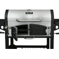 DynaGlo DGN576SNCD Dual Chamber Stainless Steel Charcoal BBQ Grill