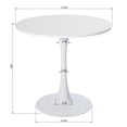 thumbnail image 4 of Maison Classique Modern Round Dining Table - White, 4 of 8
