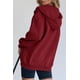 thumbnail image 3 of Sudadera PRETTYGARDEN 2025 con cremallera roja XS con bolsillos, 3 of 8