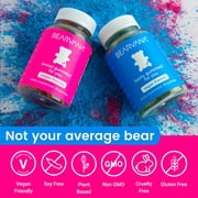 BEARVANA Top & Peach Support Gummies for Women | Workout Aid | Fitness Supplement with 9 Herbal Extracts | Berry Flavor