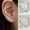 Gold, variant on Women Fashion Rhinestone Big Dipper Ear Studs Clips Hook Earrings Jewelry Gift