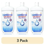 (3 pack) Biotene Dry Mouth Oral Rinse for Dry Mouth Symptoms 33.8 FL OZ