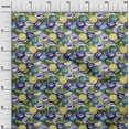thumbnail image 3 of oneOone Rayon Olive Green Fabric Retro Bottle Soda Cap Dress Material Fabric Print Fabric By The Yard 56 Inch Wide-CK, 3 of 8