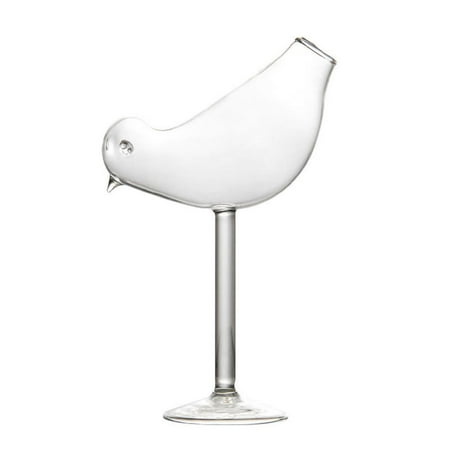 

Bird Cocktail Glass | Creative Transparent Bird Glass Cup | Juice Martini Glass Great for Whiskey/Margarita for Kitchen Bar Party Wedding