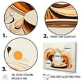 thumbnail image 3 of Designart "Modest Coffee Cup Design IV" Utensils Canvas Art Print, 3 of 7