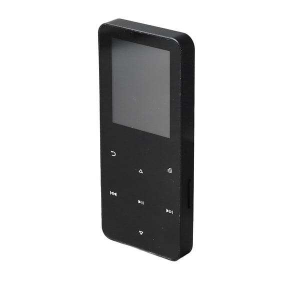 Portable Bluetooth MP3 Player with Built-In Speakers and Touch Controls, Mini Music Player for Students and Kids, Black (4.72 in / 12 cm)