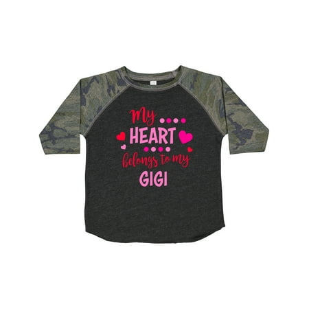 

Inktastic My Heart Belongs to My Gigi Gift Toddler Boy or Toddler Girl T-Shirt