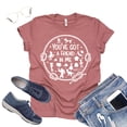 thumbnail image 3 of You've Got A Friend in Me T-Shirt for Women Men Unisex Funny Letter Print Shirt Cute Graphic Short Sleeve Tees Tops (Mauve-3X Large), 3 of 7