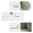 thumbnail image 2 of Adorno de Cactus simulado, bonsái de interior, decoración de plantas en maceta, color verde, 1 ud., 2 of 6