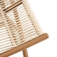 thumbnail image 5 of Christopher Knight Home 3-Piece Smooth Arc Outdoor Rocking Chair with 10.8" Side Table, Beige Rattan, 5 of 12
