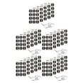 thumbnail image 2 of Minnieouse 60 Pairs Nose Pads Anti-Skid D-shaped Children Increase Flexible Adults Nosepad Height EVA Eyeglasses Accessories Patches Type2, 2 of 3