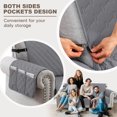 thumbnail image 4 of Lapalife Couch Cover for Dogs Washable 100% Waterproof Pet Couch Cover, Anti Slip Elastic Straps with Side Pocket Storage Couch Protector for Dogs Cat Puppy, 4 of 7