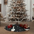 thumbnail image 5 of Salouo Fashionable Goose Christmas Tree Skirt 30" Farmhouse Christmas Decorations Snowman Xmas Tree Skirt Tree Mat for Holiday Party Decor, 5 of 8