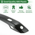 thumbnail image 4 of Unique Bargains Car Door Handle Cover Trim,Side Door Handle Cover,for Audi A4L 2017-2021,ABS Carbon Fiber Black 1 Set, 4 of 6