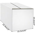 thumbnail image 6 of 9x6x4 Shipping Boxes Set of 25, White Corrugated Cardboard Box for Packing Mailing Small Business, 6 of 9