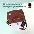 thumbnail image 4 of Eco Laptop Side Bag, Sustainable Laptop Bag Hemp Laptop Bag Unisex Laptop Bag (Brown), 4 of 6