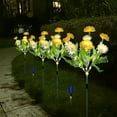 thumbnail image 1 of Solar Flower Lights Outdoor, Solar Flowers Garden Decorative Lights Led Stake Lights Auto On/Off Bright Up To 8 Hrs, 1 of 6