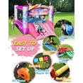 thumbnail image 3 of Action Air Bounce House, Pink Inflatable Bouncer with Flying Unicorn, Princess Bouncy House for Kids, 3 of 8