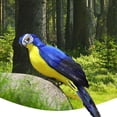 thumbnail image 3 of Firlar Simulation Parrot Macaw Window Gardening Decoration Bird Foam Feather Big Parrot Home Decoration 25cm, 3 of 15