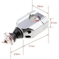thumbnail image 5 of 2pcs 1 1/8" 28mm Motorcycle Handlebar Mount Riser Clamp Aluminium Machined Left Right for HandleBar(Silver), 5 of 5