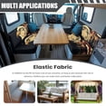 thumbnail image 3 of XYZCANDO American Flag Eagle RV Dinette Cushion Covers 2 Seat Couch Cover Universal RV Decor Comfortable Sofa Slip Covers for 2 Seat Cushion Couch Camper Must Haves Black, 3 of 7