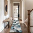 thumbnail image 6 of World Rug Gallery Modern Geometric Design Area Rug - BLUE 2'x7', 6 of 8