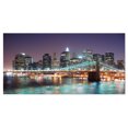 thumbnail image 2 of New York City Manhattan Skyscrapers - Cityscape Canvas Print, 2 of 3