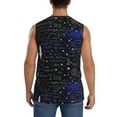 thumbnail image 4 of Bingfone Physical Formulas Pattern Men's Tank Tops Workout Sleeveless Tee Shirts Running Beach Tanks for Men-X-Large, 4 of 8