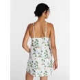 thumbnail image 4 of Joyspun Women’s Dreamy Soft Collection Lace Front Knit Chemise, Sizes XS to 3X, 4 of 6