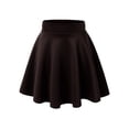thumbnail image 1 of MBJ Womens Basic Versatile Strechy Flare Skater Skirt, 1 of 4