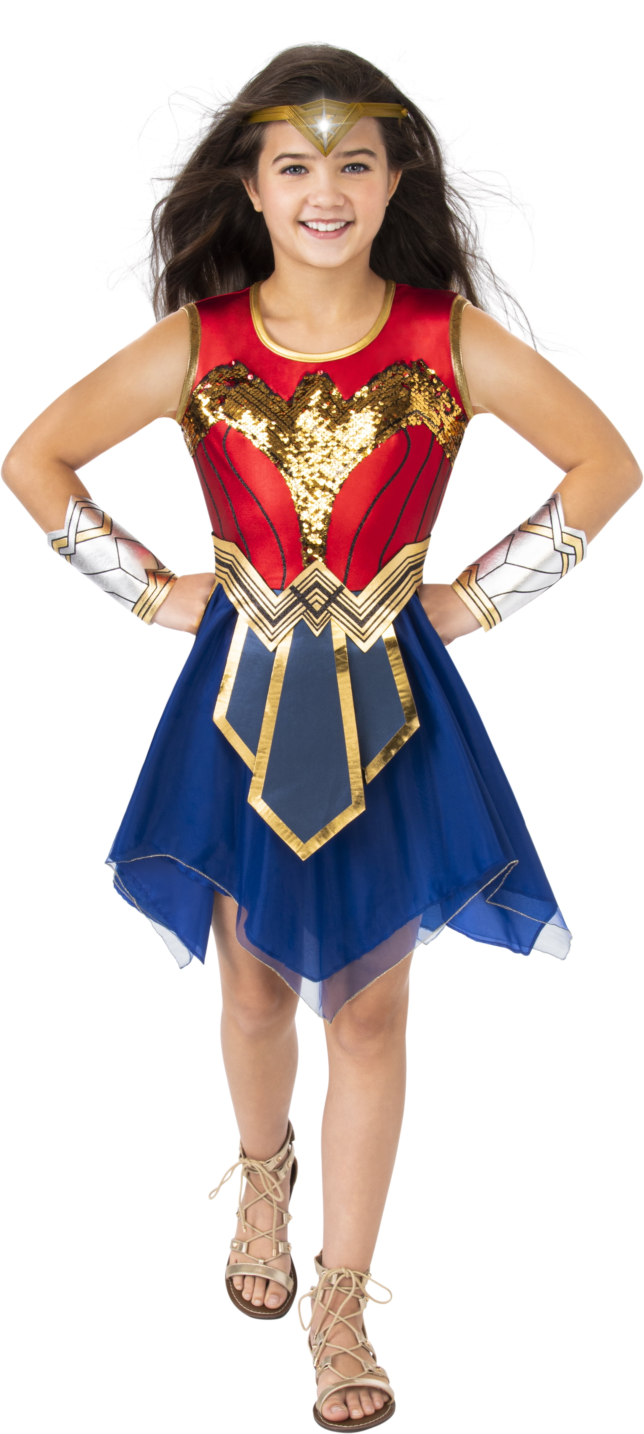 NWT DC Comics Supergirl Girls Blue Long Sleeve Tutu Pajamas Set Halloween 