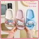 thumbnail image 4 of Sanrio-Zapatillas de Hello Kitty Kuromi Cinnamoroll para niños, chanclas antideslizantes de playa con dibujos animados, fondo grueso y recto, Verano, 4 of 7