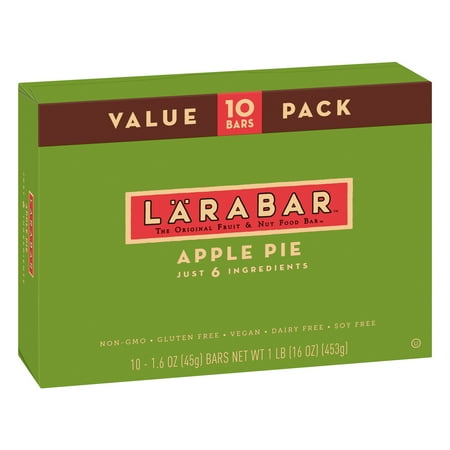 - Larabar Gluten Free Apple Pie Bars 10 ct Carton, 16 oz