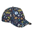 thumbnail image 3 of Naloa Original Classic Low Profile Hat Men Women Baseball Cap Dad Hat Adjustable Unconstructed Colorful Space Print Cap, 3 of 9
